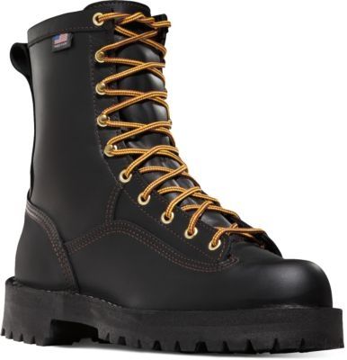 Danner Women's Rain Forest 8in Boots Black 7.5M
