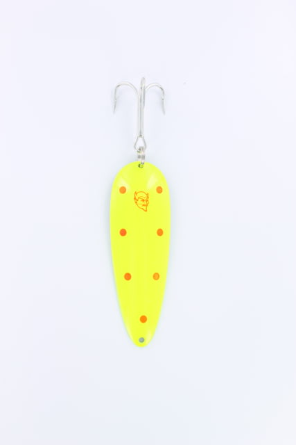 Dardevle Dardevlet Spoon 3 5/8in 1oz Chartreuse/Red Dots Nickel Back