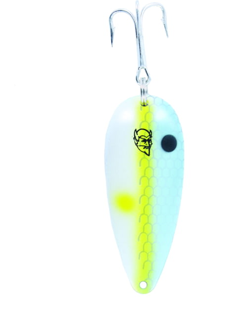 Dardevle Dardevlet Spoon 3 5/8in 1oz Hot Shad Nickel Back
