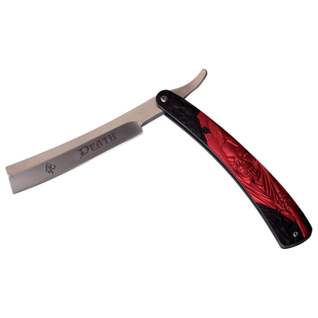 Dark Side Blades Razor 4.5 in 3Cr13 Stainless Steel Razor Red/Black