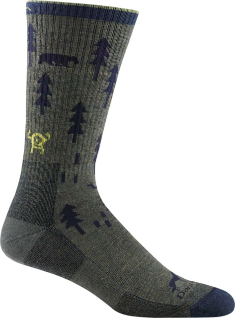 Darn Tough ABC Boot Midweight Hiking Sock - Mens Forest Large