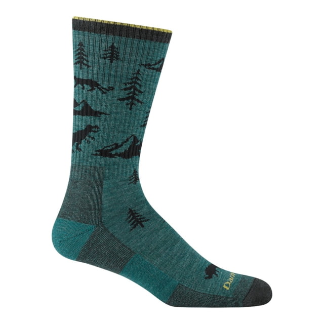 Darn Tough Darn Tough ABC Boot Midweight with Cushion Socks - Men's Teal Medium