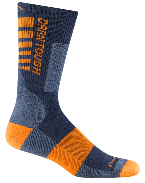 Darn Tough Backbone Boot Midweight Socks w/ Padded Shin - Men's Indigo Large