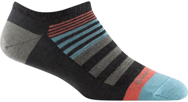 Darn Tough Darn Tough Beachcomber No Show Lightweight Sock - Womens Charcoal Small