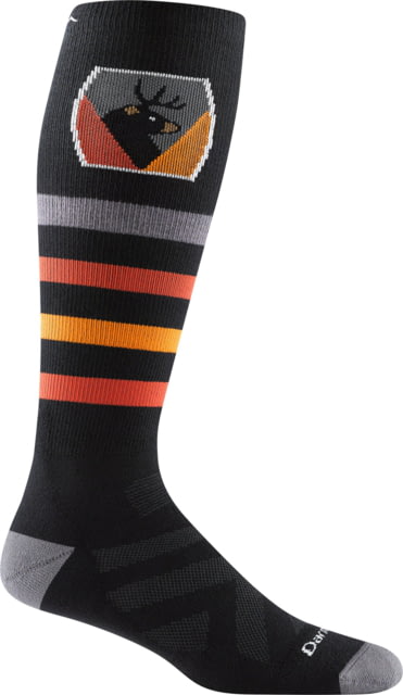 Darn Tough Darn Tough Beer Badge Thermolite OTC Midweight w/ Cushion Socks - Men's Black Extra Large