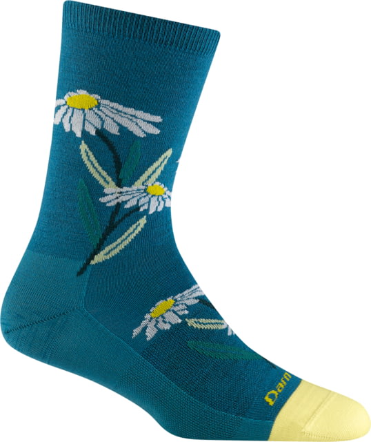 Darn Tough Blossom Crew Lightweight Socks - Womens Cascade Large