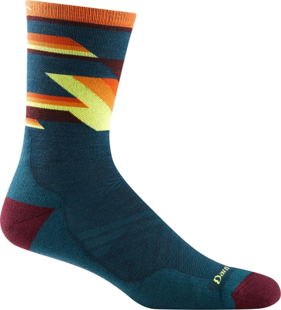 Darn Tough Bolt Micro Crew Ultra-Lightweight Sock with Cushion - Mens Dark Teal Medium