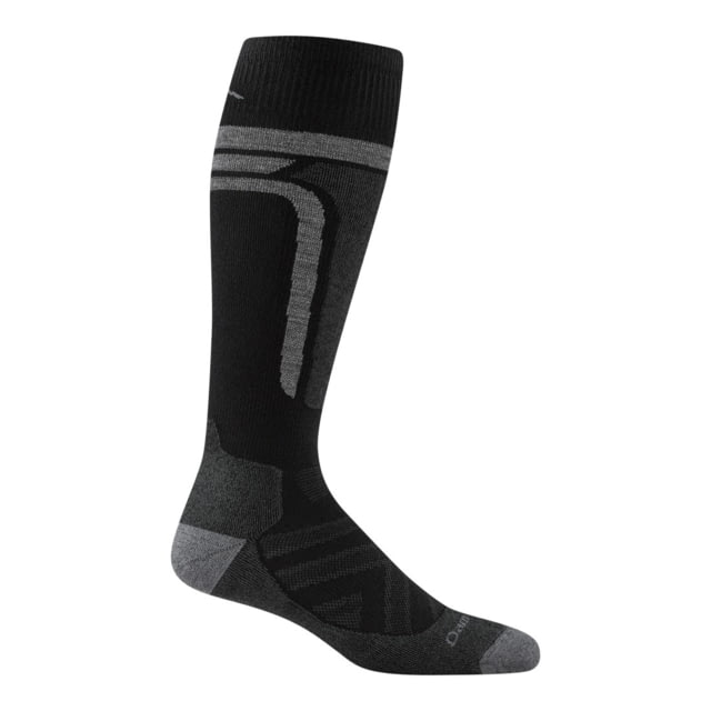 Darn Tough Edge OTC Midweight with Cushion w/ Padded Shin Socks - Men's Black X-Large
