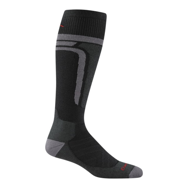 Darn Tough Edge Thermolite OTC Midweight with Cushion w/ Padded Shin Socks - Men's Black Medium