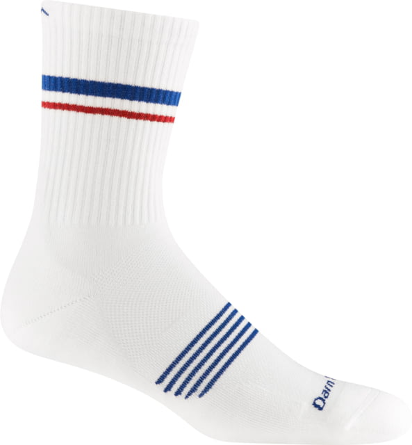 Darn Tough Element Micro Crew Lightweight w/ Cushion Socks - Men's White Extra Large