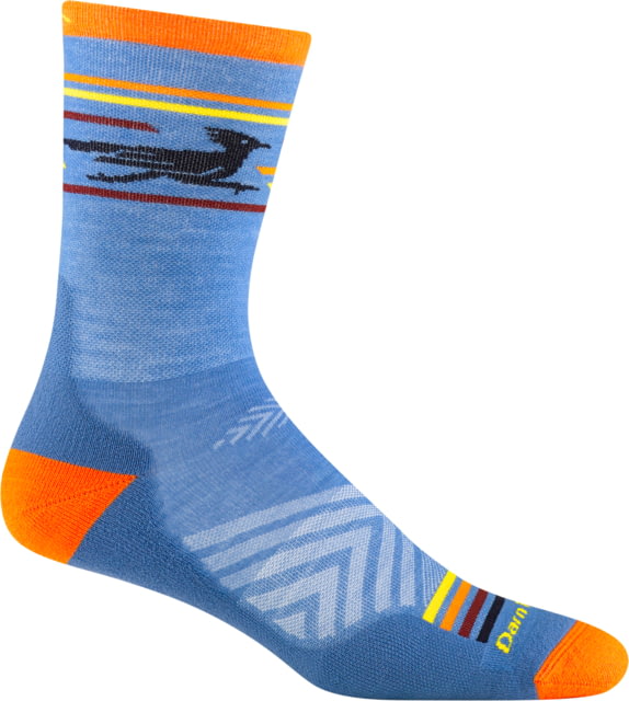 Darn Tough Frontrunner Micro Crew Ultra-Lightweight with Cushion Socks - Mens Surf Large