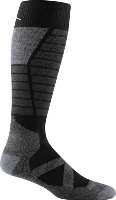 Darn Tough Function X OTC Midweight w/ Cushion/ Padded Shin Socks - Men's Black Medium