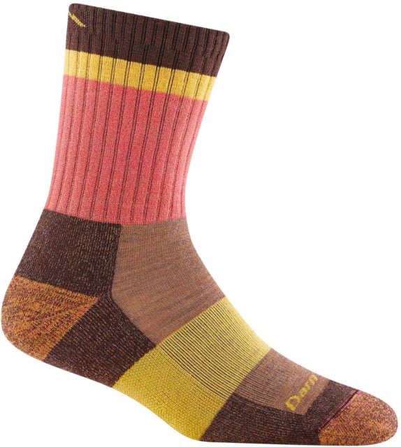 Darn Tough Heady Betty Micro Crew Lightweight With Cushion Socks - Women's Earth Medium