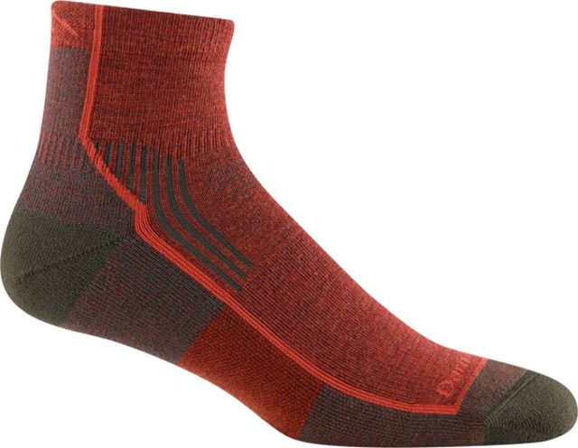 Darn Tough Hiker 1/4 Midweight with Cushion Socks - Men's Chestnut Large