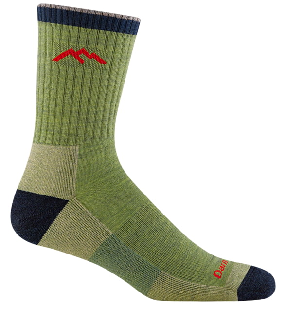 Darn Tough Hiker Micro Crew Midweight Hiking Socks - Men's Willow Medium