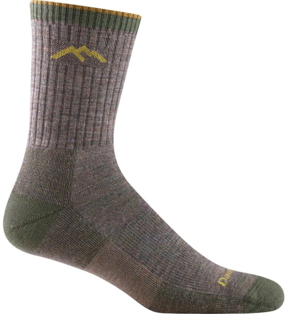 Darn Tough Hiker Micro Crew Midweight Sock with Cushion - Mens Taupe X-Large