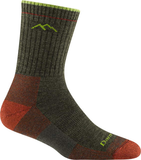 Darn Tough Hiker Micro Crew Midweight w/ Cushion Socks - Women's Forest Large