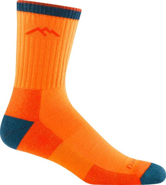 Darn Tough Hiker Micro Crew Midweight with Cushion Socks - Mens Blaze Extra Large