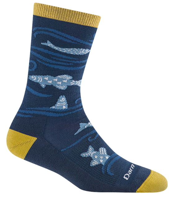 Darn Tough Homer Crew Lightweight Socks w/Cushion - Women's Deep Water Medium