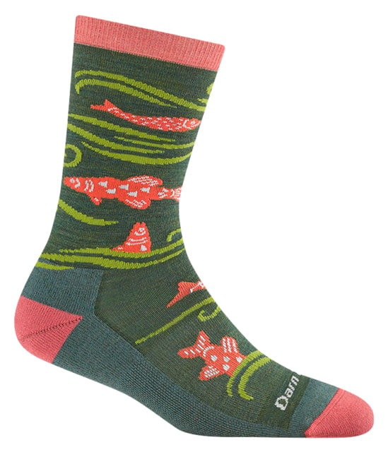 Darn Tough Homer Crew Lightweight Socks w/Cushion - Women's Kelp Small