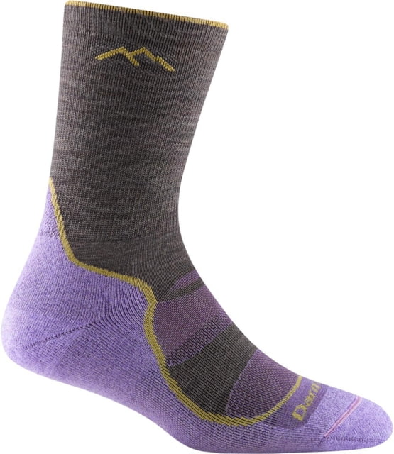 Darn Tough Light Hiker Micro Crew Lightweight Sock with Cushion - Womens Taupe Large