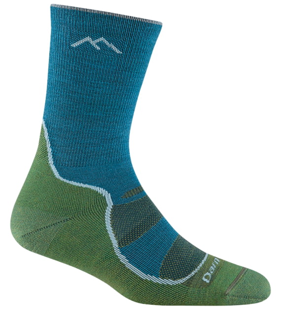 Darn Tough Light Hiker Micro Crew Lightweight Socks w/Cushion - Women's Cascade Medium