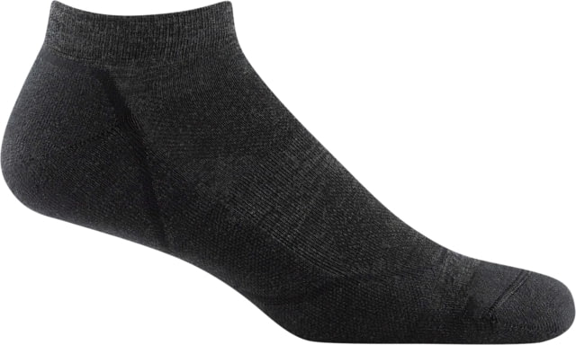 Darn Tough Light Hiker No Show Lightweight Hiking Sock - Mens Black Extra Large