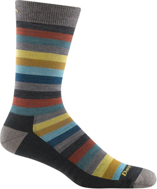Darn Tough Merlin Crew Lightweight with Cushion Socks - Mens Charcoal Extra Large