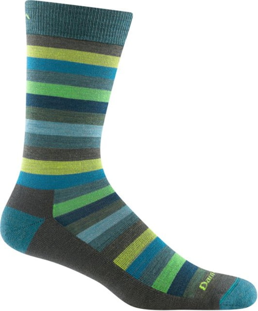 Darn Tough Merlin Crew Lightweight with Cushion Socks - Mens Forest Large