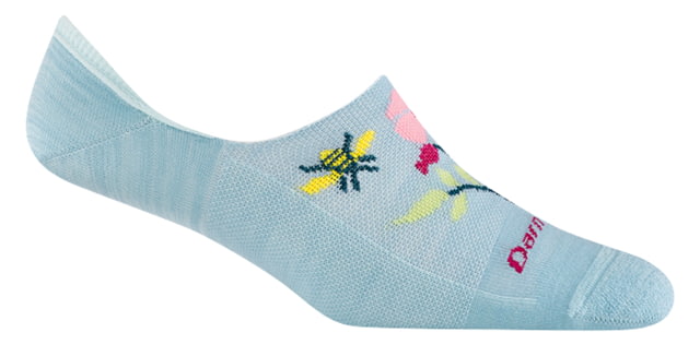 Darn Tough No Show Hidden Lightweight Socks - Women's Glacier Large