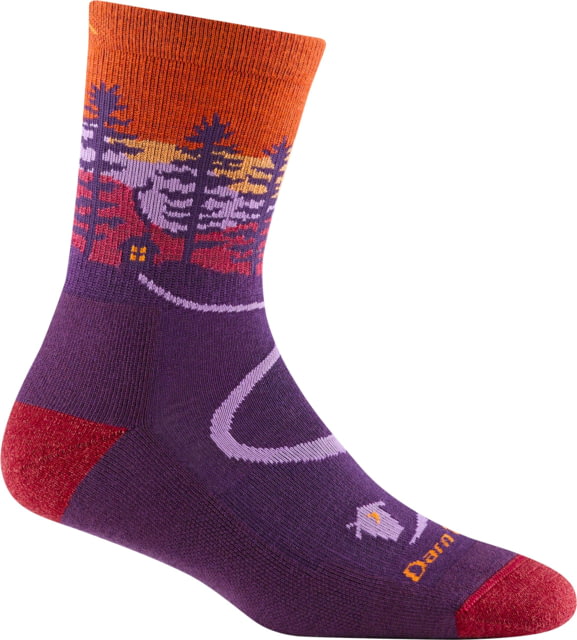 Darn Tough Northwoods Micro Crew Midweight w/ Cushion Socks - Women's Nightshade Small