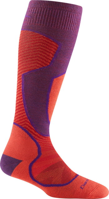 Darn Tough Outer Limits OTC Lightweight w/ Cushion/ Padded Shin Socks - Women's Nightshade Medium