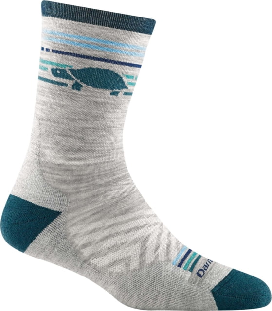 Darn Tough Pacer Micro Crew Ultra-Lightweight w/Cushion Running Sock - Womens Gray Large