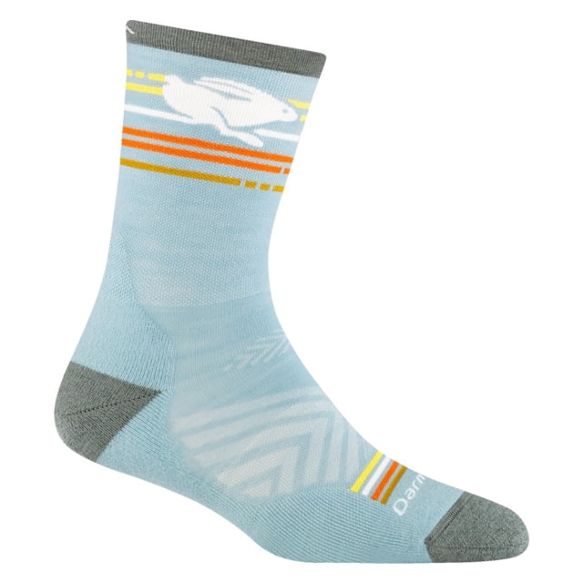 Darn Tough Darn Tough Pacer Micro Crew Ultra-Lightweight with Cushion Socks - Women's Glacier Large
