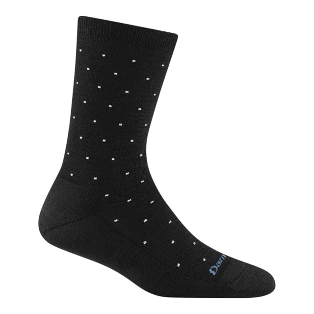 Darn Tough Darn Tough Pin Drop Crew Lightweight with Cushion Socks - Women's Black Large