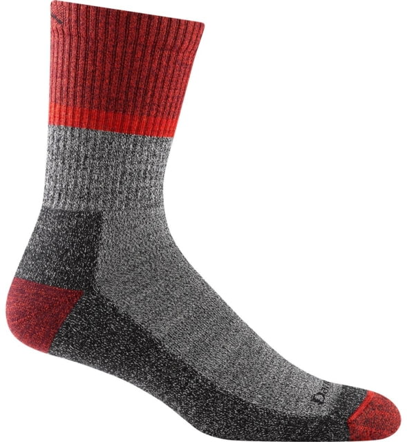 Darn Tough Ranger Micro Crew Midweight Sock with Cushion - Mens Pepper X-Large