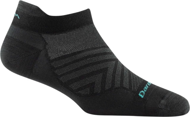 Darn Tough Run No Show Tab Ultra-Lightweight Sock - Womens Black Medium