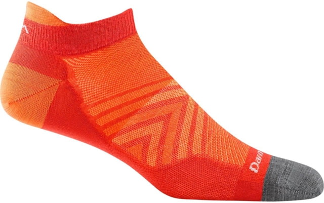 Darn Tough Run No Show Tab Ultra-Lightweight Sock - Mens Lava X-Large