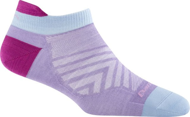 Darn Tough Run No Show Tab Ultra-Lightweight Sock - Womens Lavender Small