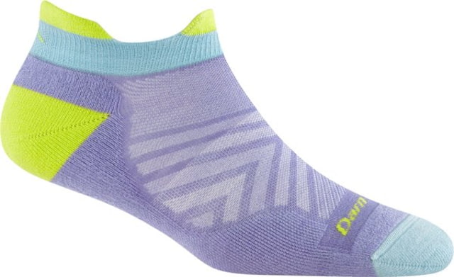 Darn Tough Run No Show Tab Ultra-Lightweight with Cushion Socks - Womens Lavender Small