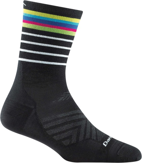 Darn Tough Stride Micro Crew Ultra-Lightweight Running Sock - Women's Black Medium 1045-BLACK-M-DARN