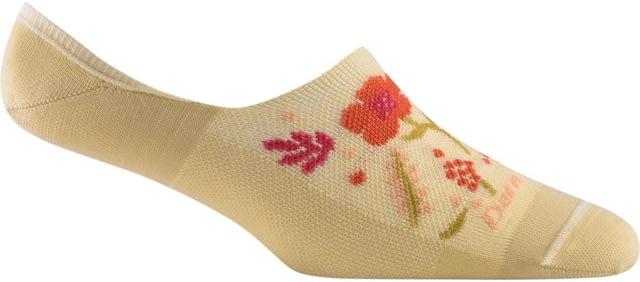Darn Tough Darn Tough Topless Garden Party No Show Hidden Lightweight Sock - Womens Morning Sun Large