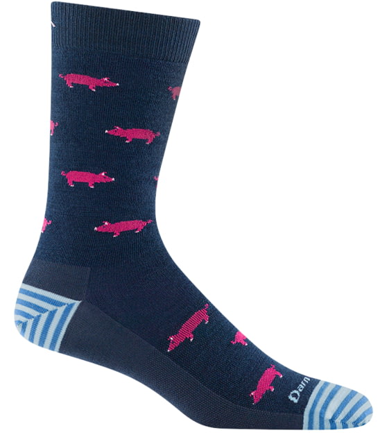 Darn Tough Truffle Hog Crew Lightweight Socks - Men's Midnight Medium