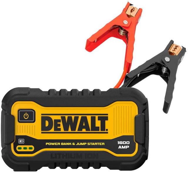 DeWALT 1600 Peak Amp Jump Starter With USB Power Station Yellow/Black