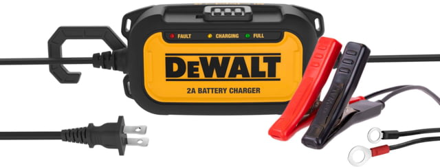DeWALT 2 Amp Professional Automotive Battery Charger and Maintainer Yellow/Black