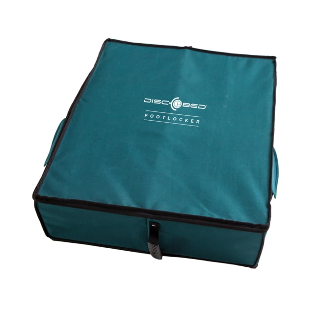 Disc-O-Bed Angled Expandable Under Bunk FootLocker 29in L x 24in W x 8.5-5.5in H Green