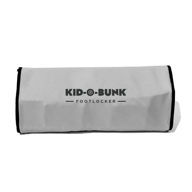 Disc-O-Bed Kid-O-Bunk Angled Footlocker 600D Polyester Grey Childs