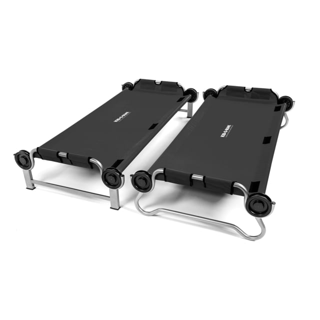 Disc-O-Bed Kid-O-Bunk Portable Cot System Youth Black