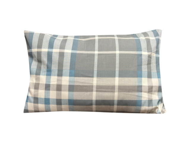 Disc-O-Bed Pillow Ocean Plaid