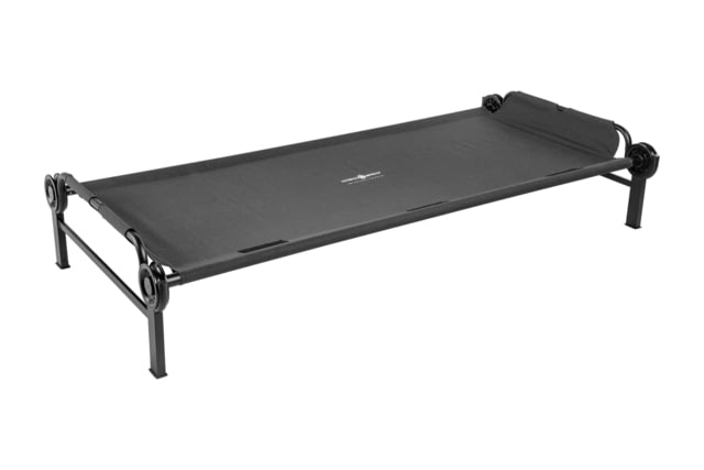 Disc-O-Bed Single Portable Cot Extra Large Black